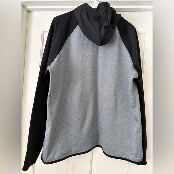 Nike Women's Black and Gray Hoodie - Size XL, Good Condition - Picture 6 of 6